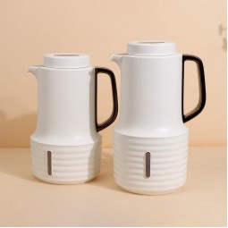 Elegant Thermos Set - White - 1 Liter + 0.6 Liter Capacity - 2G1BB200070