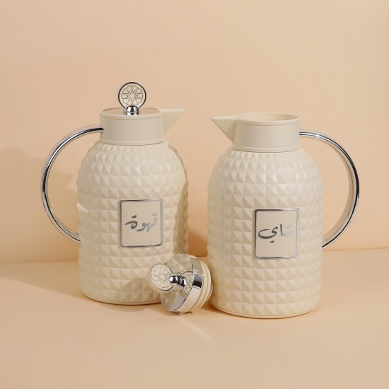 Uniquely designed thermos set - 1 liter + 1 liter - with pump - 2GBB200090