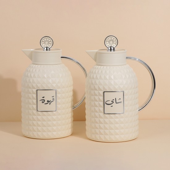 Uniquely designed thermos set - 1 liter + 1 liter - with pump - 2GBB200090