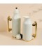 Uniquely designed coffee and tea thermos set - White - 1 liter + 0.7 liter capacity - Push-button - 2G1BB200160