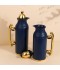 Uniquely designed coffee and tea thermos set - blue - 1 liter + 0.7 liter capacity - with a pump - 2G1BB200165