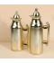 Uniquely designed coffee and tea thermos set - matte gold - 1 liter + 0.7 liter capacity - push-button - 2G1BB200168