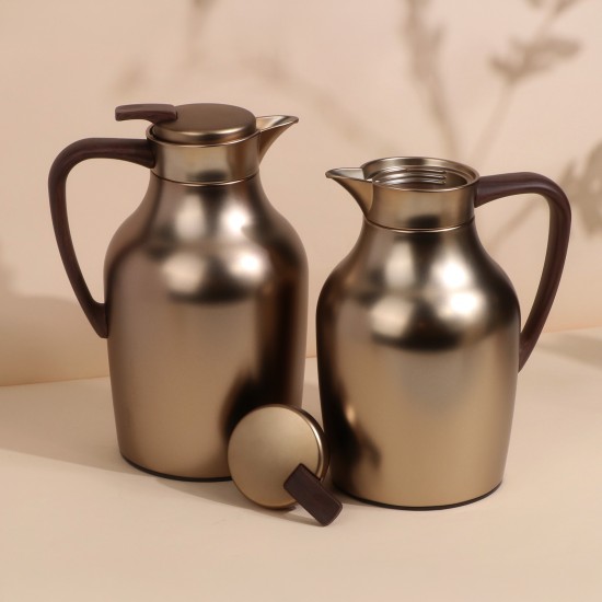 Modern design thermos set - 1 liter + 0.7 liter capacity - 2G1BB200179