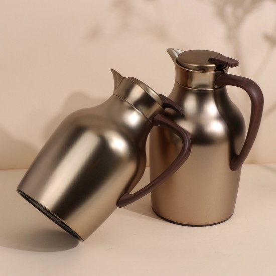 Modern design thermos set - 1 liter + 0.7 liter capacity - 2G1BB200179