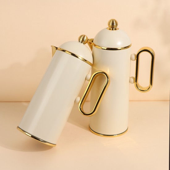Luxury hospitality thermos set for coffee and tea - 1 liter + 0.8 liter capacity - 2G1BB200200
