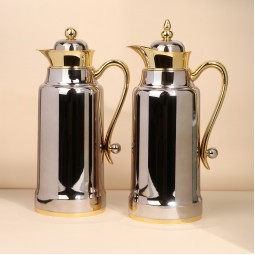 Luxury Hospitality Thermos Set for Coffee and Tea - 1 Liter + 1 Liter Capacity - 2G1BB200202 Luxury Hospitality Thermos Set for Coffee and Tea - 1 Liter + 1 Liter Capacity - 2G1BB200202