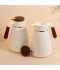 Coffee and tea thermos set with wooden handle - 1 liter + 1 liter capacity - 2S1B200002