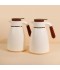 Coffee and tea thermos set with wooden handle - 1 liter + 1 liter capacity - 2S1B200002