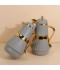 Coffee and tea thermos set, 1 liter + 1 liter capacity - with pump - 2S1BB100119