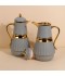 Coffee and tea thermos set, 1 liter + 1 liter capacity - with pump - 2S1BB100119