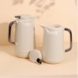 طقم ترامس قهوة وشاي بتصميم مميز - سعة 1 لتر + 0.7 لتر -ضغاط - 2S1BB200024