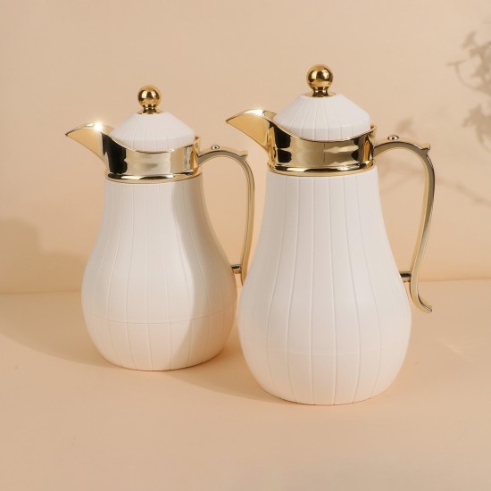 Coffee and tea thermos set - 1 liter + 0.6 liter capacity - 2S1BB200087