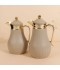 Coffee and tea thermos set - Beige - 1 liter + 0.6 liter capacity - 2S1BB200088