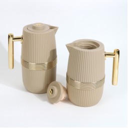 Coffee and black tea thermos set - 1 liter + 0.6 liter capacity - 2S1BB200090