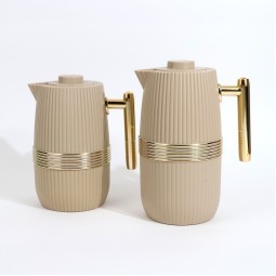 Coffee and black tea thermos set - 1 liter + 0.6 liter capacity - 2S1BB200090