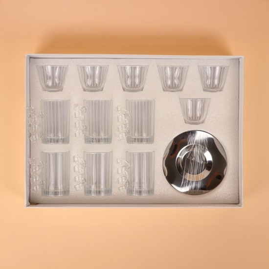 Coffee and tea cup set - 18 pieces - 2M1TT100198