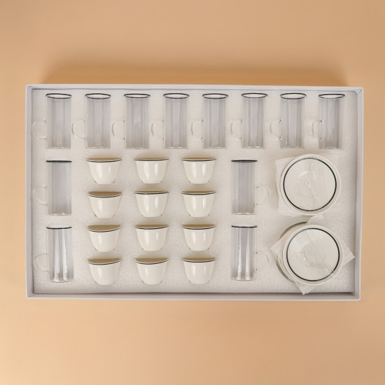 Coffee and tea cup set - 36 pieces - 2M1TT100207