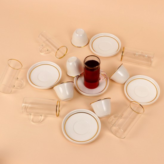 Coffee and tea cup set - 36 pieces - 2M1TT100208