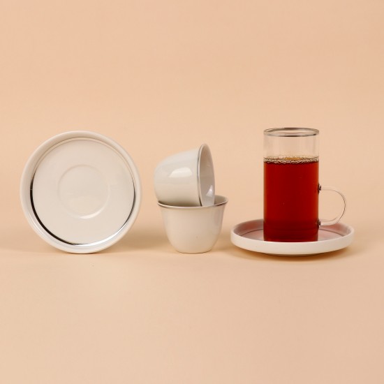 Coffee and tea cup set - 36 pieces - 2M1TT100209