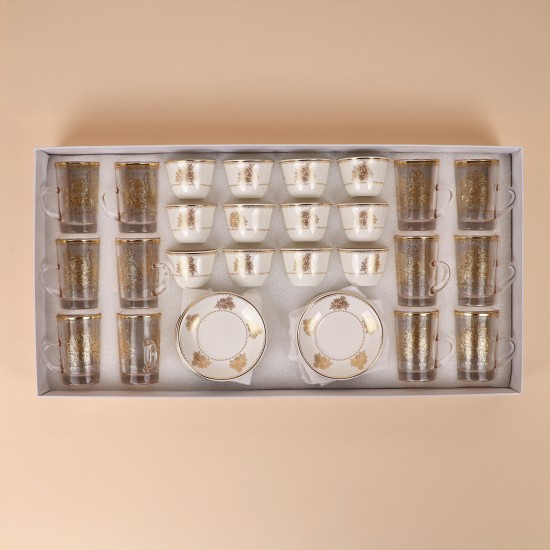 Coffee and tea cup set - 36 pieces - 2M1TT100238
