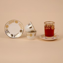 Coffee and tea cup set - 36 pieces - 2M1TT100239