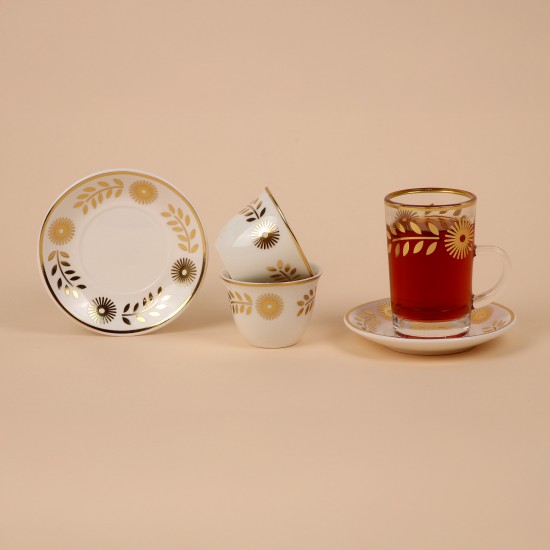 Coffee and tea cup set - 36 pieces - 2M1TT100239