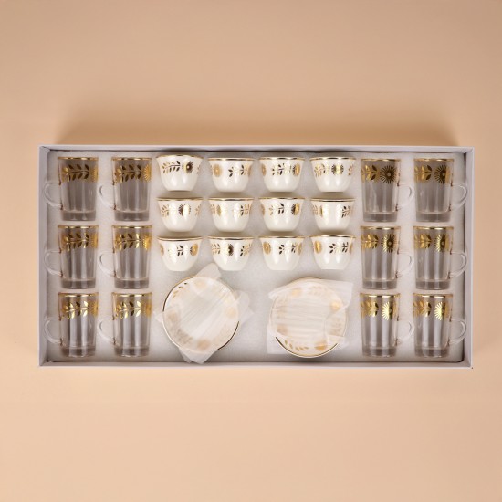 Coffee and tea cup set - 36 pieces - 2M1TT100239