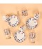 Coffee and tea cup set - 36 pieces - 2M1TT100240