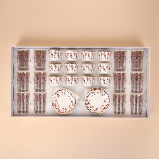 Coffee and tea cup set - 36 pieces - 2M1TT100241