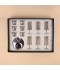 Coffee and tea cup set - 18 pieces - 2M1TT200035