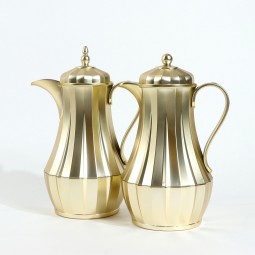 Coffee and tea thermos set - 1 liter + 1 liter capacity