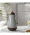 Luxury Wooden Design Thermos Flask - Grey and Wood Color - 1 Liter Capacity