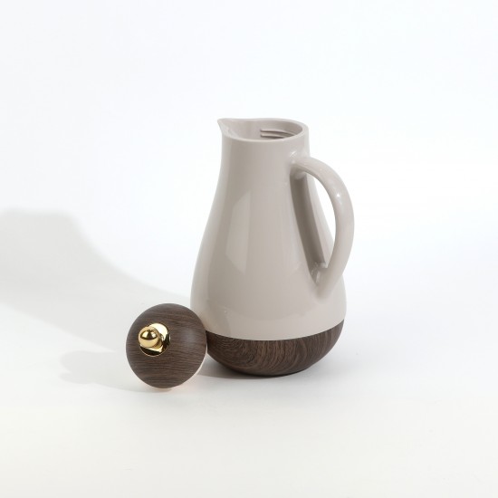Luxury Wooden Design Thermos Flask - Brown and Wood Color - 1 Liter Capacity Luxury Wooden Design Thermos Flask - Brown and Wood Color - 1 Liter Capacity