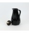 Luxury Black Thermos Flask with Gold-Touch Lid - 1 Liter