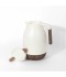 Thermos with a modern design and wooden touches - white - 1.5 litre capacity