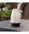Thermos with a modern design and wooden touches - white - 1.5 litre capacity