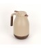 Thermos with a modern design and wooden touches - beige color - 1.5 liters capacity