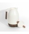 Thermos with a modern design and wooden touches - white - 1.5 litre capacity Thermos with a modern design and wooden touches - white - 1.5 litre capacity