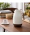 Thermos with a modern design and wooden touches - white - 1.5 litre capacity Thermos with a modern design and wooden touches - white - 1.5 litre capacity