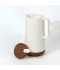 Thermos Flask with Elegant Wooden Design - White - 1.6L
