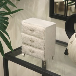 صندوق منظم اكسسوارات لون ابيض - 2GG26-180
