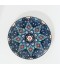 Blue Round Decorative Plate - 10.5 inches