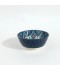 Blue Decorated Yogurt Dish - 8 Inch