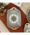 Yellow Decorative Rectangular Plate - 11.75 inches