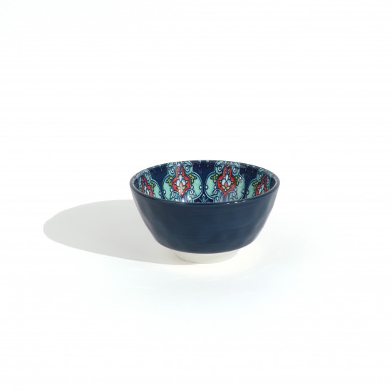 Blue Round Decorative Plate -4.75 inches