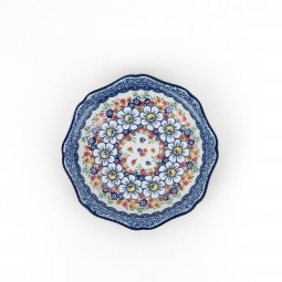 Classic Floral Ceramic Round Plate - 8"