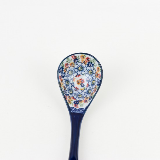 Classic floral ceramic spoon