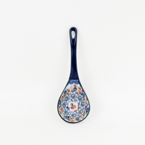 Classic floral ceramic spoon
