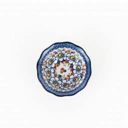 Classic Floral Decorated Ceramic Round Bowl -5" Classic Floral Decorated Ceramic Round Bowl -5"