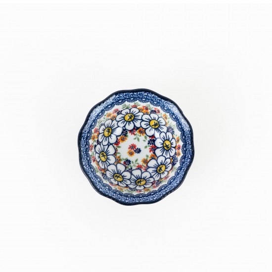 Classic Floral Decorated Ceramic Round Bowl -5" Classic Floral Decorated Ceramic Round Bowl -5"